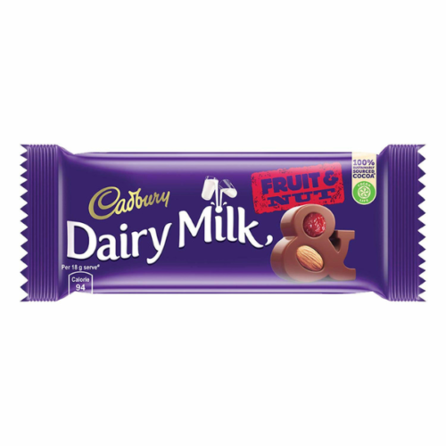 Cadbury Dairy Milk Fruit & Nut Chocolate Bar 36gm