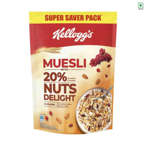 Kellogg's Muesli Nut Delight Breakfast Cereal 750gm