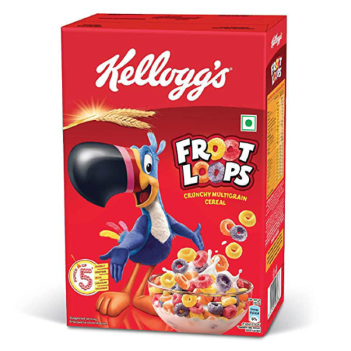 Kellogg's Froot Loops Crunchy Multigrain Breakfast Cereal 285gm