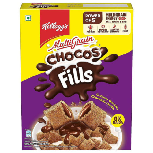 Kellogg's Chocos Fills Chocolate Breakfast Cereal 250gm